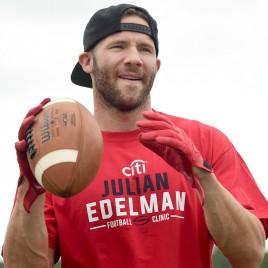 New England Patriots Wide Receiver Julian Edelman Holds Boston-Area Book Reading