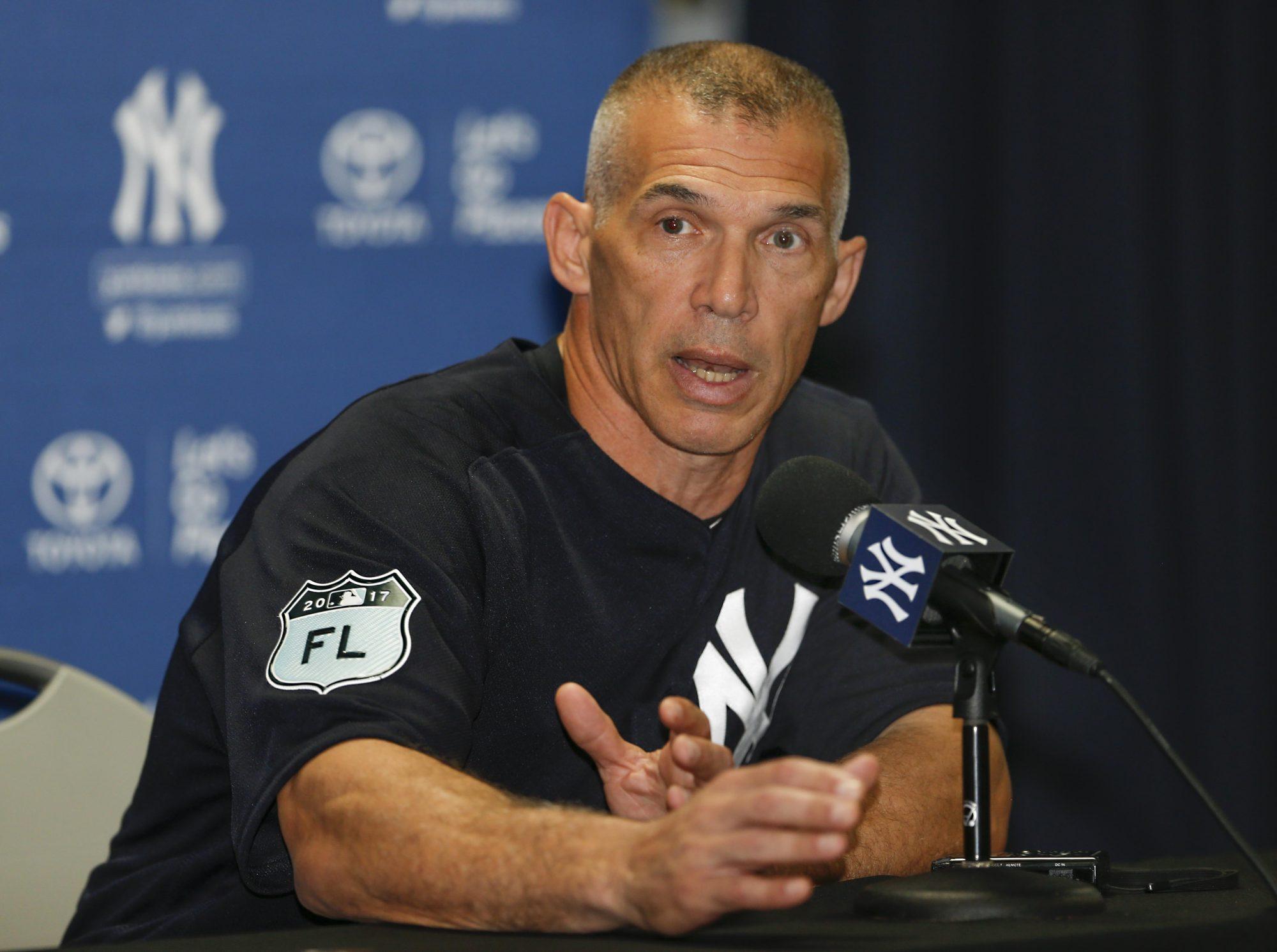Former New York Yankees Manager Joe Girardi to Speak at Binghampton Sports Hall of Fame Dinner