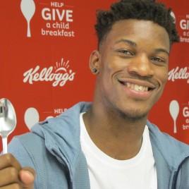 Chicago Bulls All-Star Jimmy Butler Hosts Event with Kellogg’s for National School Breakfast Week