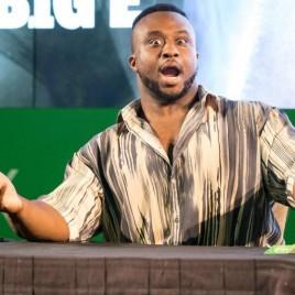 WWE Superstar Big E Participates in Autograph Signing at Wrestling Hall of Fame Weekend