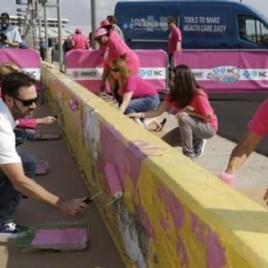 Sports Icons Mia Hamm and Jimmie Johnson Make Appearance With Blue Cross and Blue Shield
