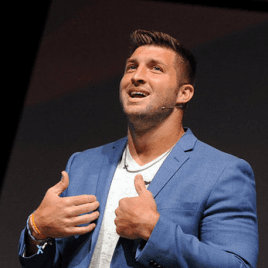 Tim Tebow Draws Crowd Speaking at Salvation Army Event in Florida