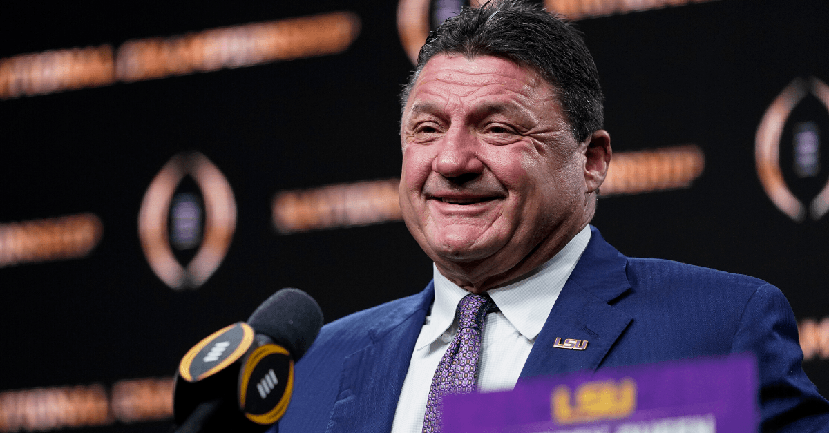 Title Run by LSU Coach Ed Orgeron Leads to Opportunities as a Keynote Speaker