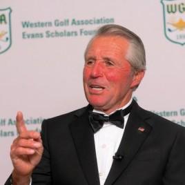 Golf Great Gary Player Speaks at the Western Golf Association's Green Coat Gala