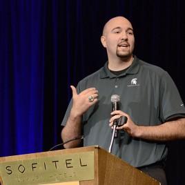 Former Michigan State Basketball Player Anthony Ianni Speaks to Middle School About Bullying