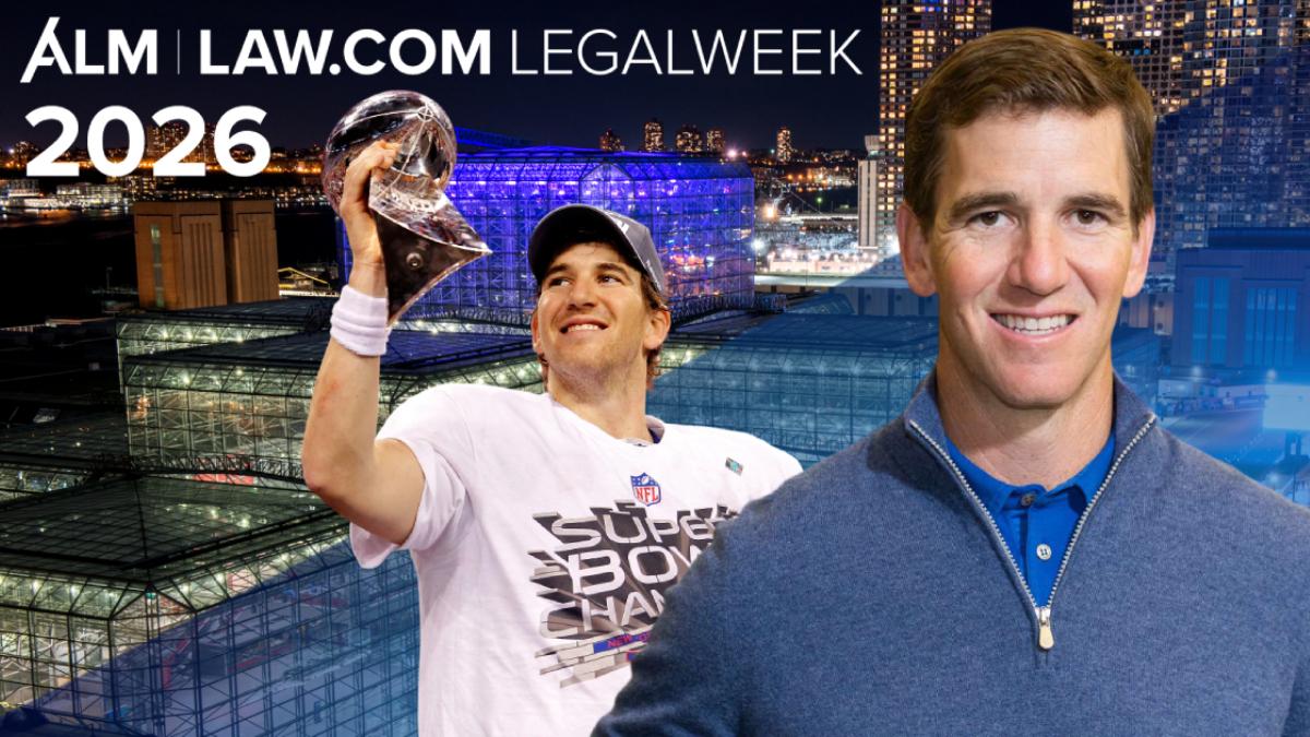 Super Bowl Legend Eli Manning to Headline Legalweek as Keynote Speaker