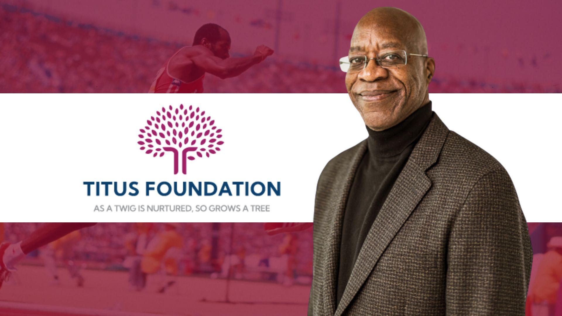 Olympic Legend Edwin Moses Speaks at Titus Foundation Event