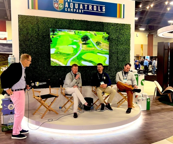 Drew Stoltz Appears at Aquatrols Trade Show