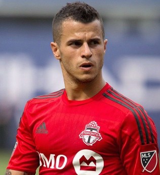 Sebastian Giovinco Toronto FC adidas Male Adult 2017 MLS Player Name and  Number T-Shirt - Red